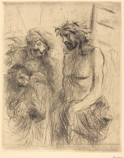 Zesměšňování Krista od Jean Louis Forain