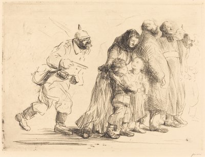 The Notables (velký talíř) od Jean Louis Forain
