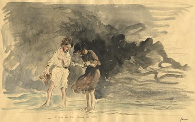 V moři je kukuřice! od Jean Louis Forain