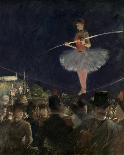 Provazový chodec, kolem roku 1885 od Jean Louis Forain