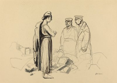 Směrem k míru, c. 19141919. od Jean Louis Forain