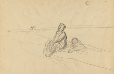 Dvě postavy na silnici (verze) od Jean Louis Forain