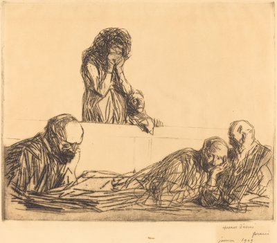 Nemanželská matka (první deska) od Jean Louis Forain