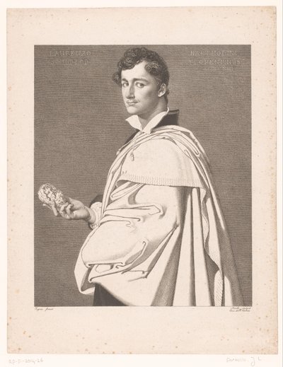 Portrét sochaře Lorenza Bartoliniho od Jean Louis Potrelle