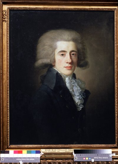 Portrét ruského vicekancléře Nikity Panina (1770-1837) (Portrét vicekancléře Nikity Panina). Obraz Jean Louis Voille (1744-po 1803). Olej na plátně, 73,1 x 57 cm od Jean Louis Voille