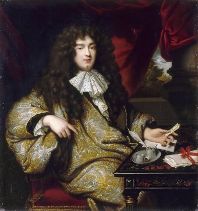 Jean-Baptiste Colbert, markýz de Seignelay 1651-1690 od Jean Marc Nattier