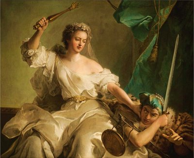 Spravedlnost trestající nespravedlnost nazývá madame Adélaïde z Francie Spravedlností. od Jean Marc Nattier