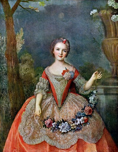 Madame de Beaujolais, 18. století 1910. od Jean Marc Nattier