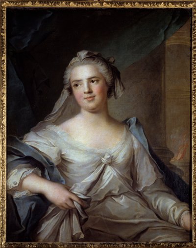 Portrét madame Henriette z Francie (1727-1752), dcera Ludvíka XV., na vestálském obraze Jeana Marca (Jean-Marc) Nattiera (1685-1766) od Jean Marc Nattier