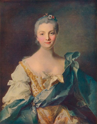 Portrét mladé ženy, 18. století od Jean Marc Nattier
