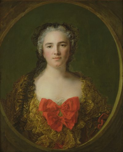 Portrét pravděpodobně Louise-Elisabeth de La Chastre, Marquise de Dreux-Breze, 1749 od Jean Marc Nattier