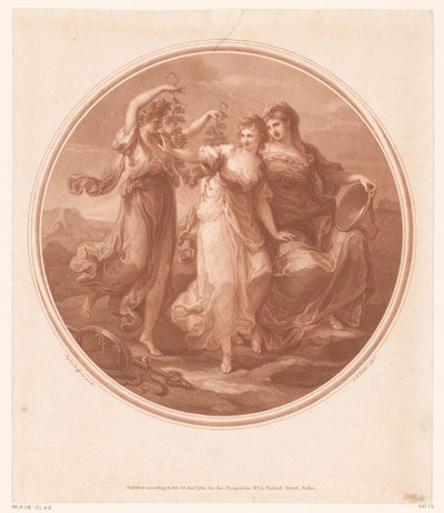 Kráska (Bellezza) radí Prudence (Prudentia), odmítá pokušení Folly (Pazzia) od Jean Marie Delattre