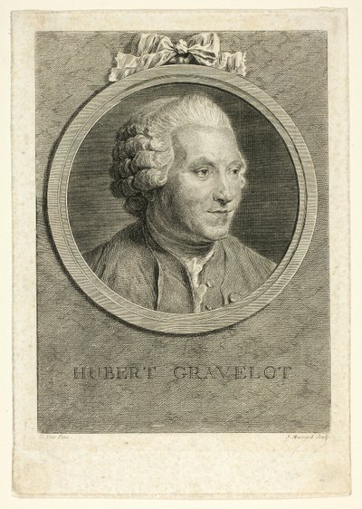 Portrét Huberta Gravelota od Jean Massard