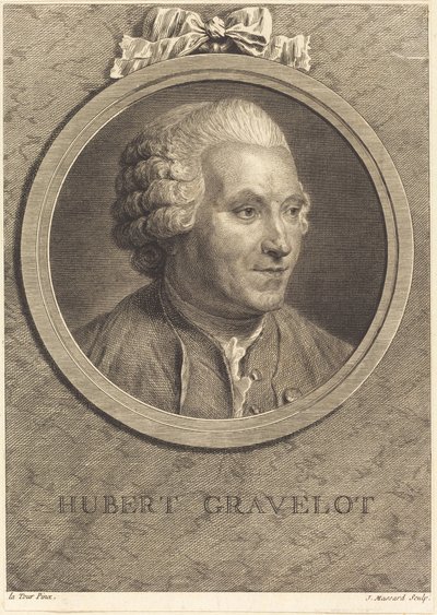 Hubert Gravelot od Jean Massard after Maurice Quentin de La Tour