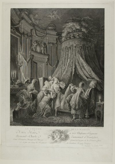 Le Coucher de la Mariee od Jean Michel Moreau