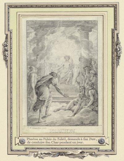 Phaeton v Paláci Slunce... od Jean Michel Moreau