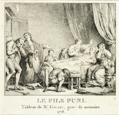 Potrestaný syn od Jean Michel Moreau