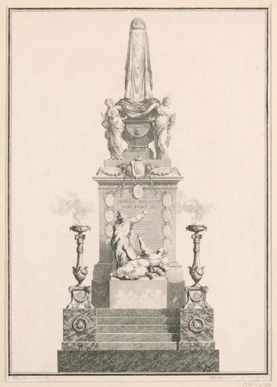 Katafalk od Jean Michel Moreau le Jeune