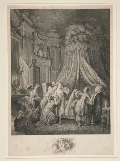 Západ slunce nevěsty od Jean Michel Moreau le Jeune