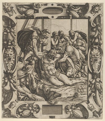 Složení kříže, ca. 1544. od Jean Mignon