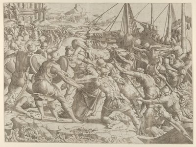 Únos Heleny, 1535-55. od Jean Mignon