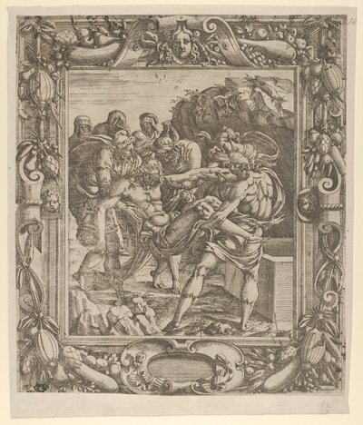 Pohřeb, 1535-55. od Jean Mignon
