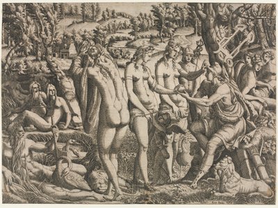 Soud z Paříže, c. 1545. od Jean Mignon