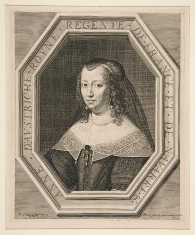 Anna Rakouská (1601–1666) od Jean Morin
