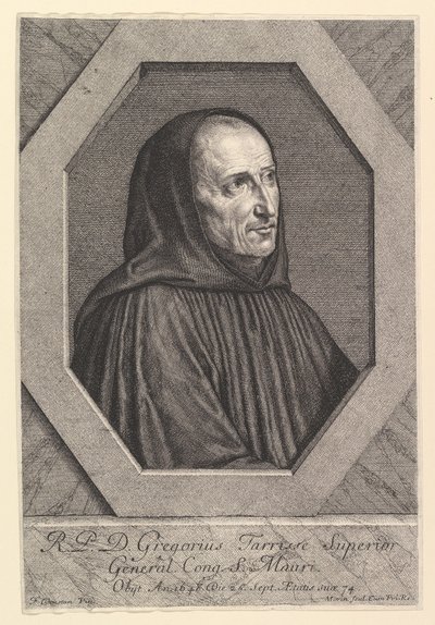 Dom Gregoire Tarrisse, generální představený Kongregace Saint-Maur. od Jean Morin
