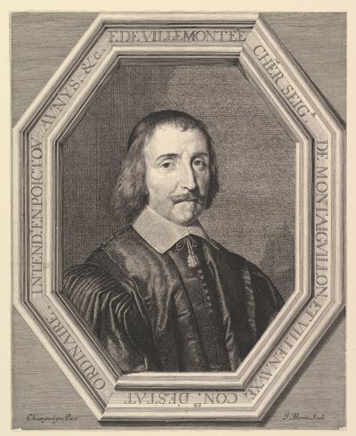 Francois de Villemontee, řadový státní rada. od Jean Morin