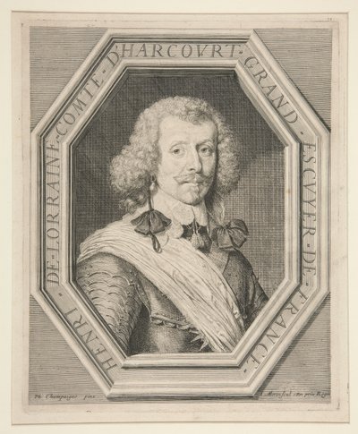 Henri de Lorraine, hrabě z Harcourt, zvaný Cadet la Perle (1601-1666) od Jean Morin