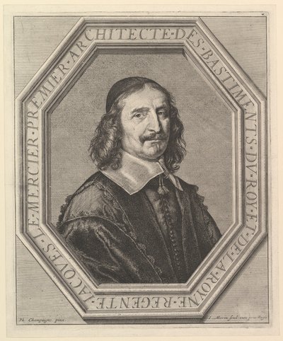 Jacques Le Mercier, architekt krále. od Jean Morin