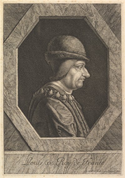 Ludvík XI., král Francie. od Jean Morin