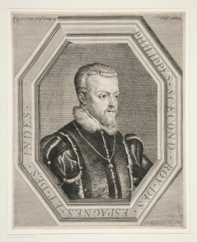 Španělský Filip II od Jean Morin