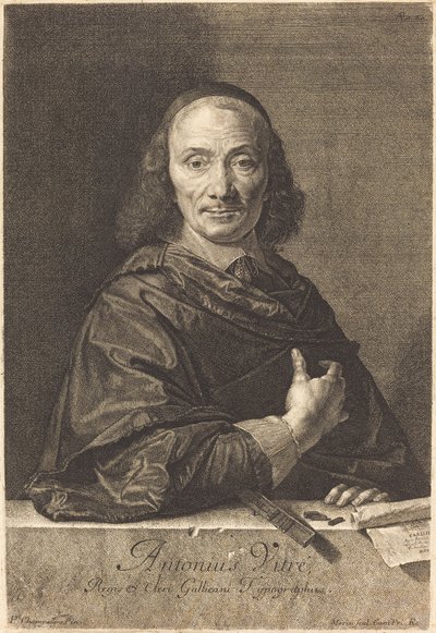 Antoine Vitre od Jean Morin after Philippe de Champaigne