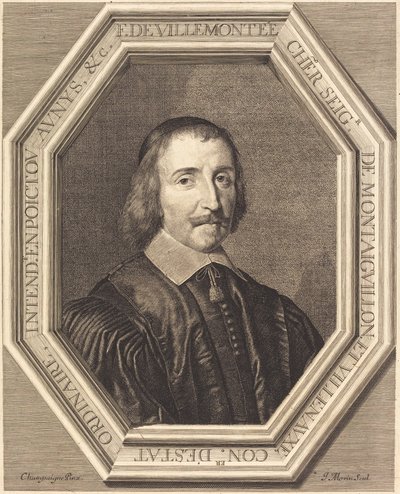 Francois de Villemontee od Jean Morin after Philippe de Champaigne