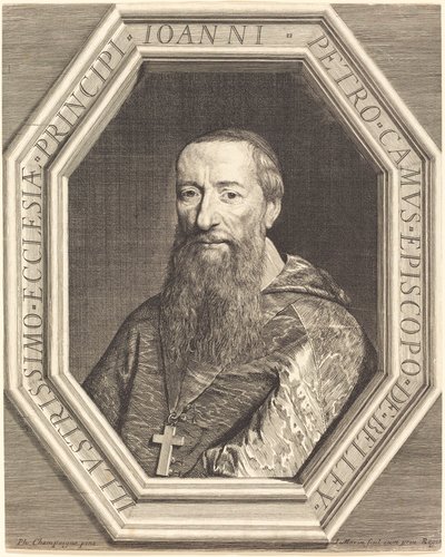 Jean-Pierre Camus od Jean Morin after Philippe de Champaigne