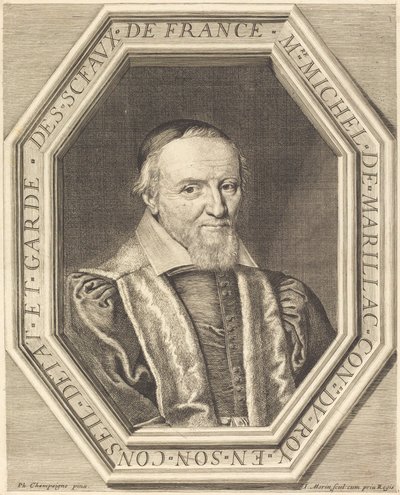 Michel deMarillac od Jean Morin after Philippe de Champaigne