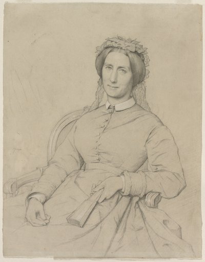 Madame Hippolyte Flandrin Aimée Ancelot, 1869. od Jean Paul Flandrin