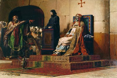 Papež Formosus a Štěpán VII., 1870 od Jean Paul Laurens