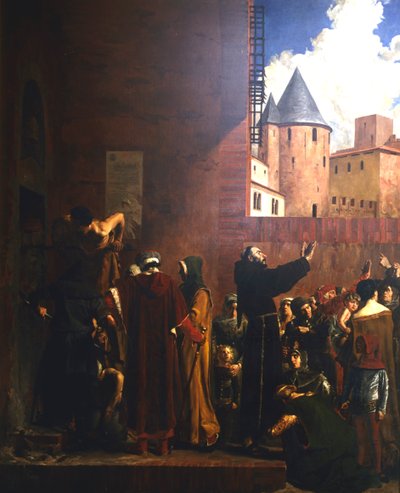 Obléhání Carcassonne, 1209 c1858-1921 od Jean Paul Laurens