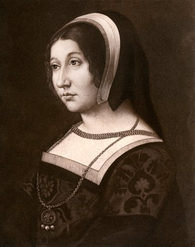 Neznámá žena, dříve známá jako Margaret Tudor, c1520, 1902. od Jean Perreal