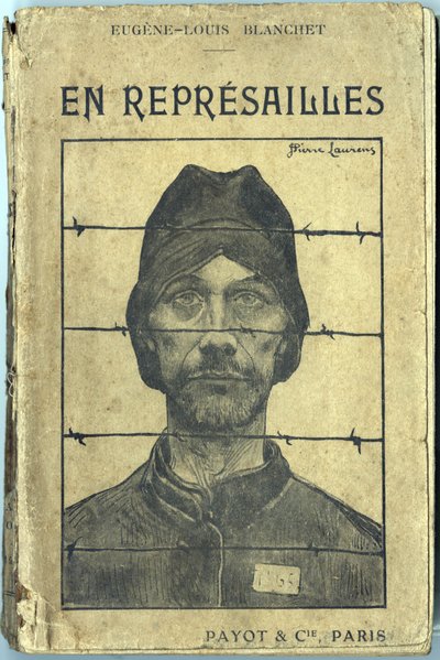 Obálka „En reprisailles“, Eugene-Louis Blanchet, ilustrace Jean-Pierre Laurens (1875-1933). Vydání Payot et Compagnie, Paříž od Jean-Pierre Laurens