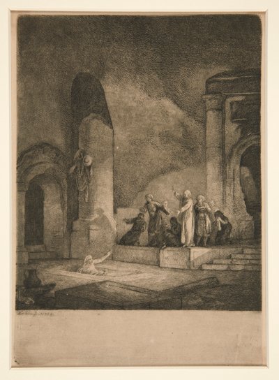 Vzkříšení Lazara od Jean Pierre Norblin