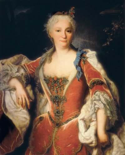 Portrét Elisabeth Farnese (Parma od Jean Ranc