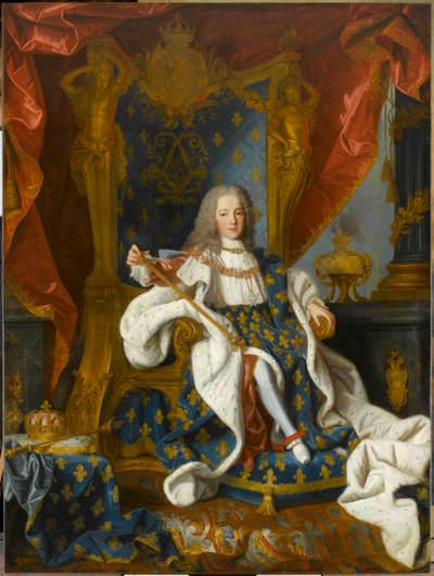 Portrét francouzského krále Ludvíka XV 1710-1774 ve věku 9 let, 1719. od Jean Ranc