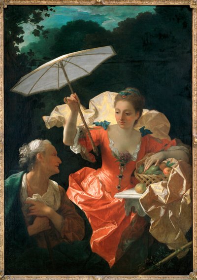 Vertumna a Pomona (malba na plátně) od Jean Ranc