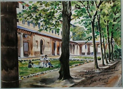 Zahrada Psychiatrické léčebny sv. Maura od Jean Raoulx