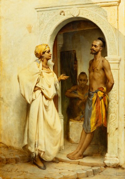 Flirtování, od Jean Raymond Hippolyte Lazerges