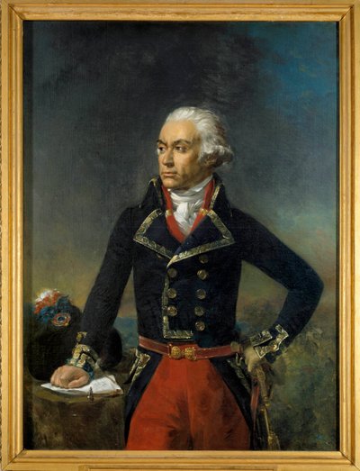 Portrét Charlese Francoise Dumourieze, vrchního generála Severní Armee 1792 (1739-1823) Obraz Jean-Sebastiena Rouillarda (1789-1852) 1835 Sun. 1,35x1m. od Jean Sebastien Rouillard
